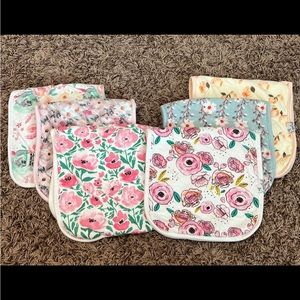 Copper Pear Burp Cloths